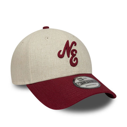 New Era 9FORTY Cap Leinen beige