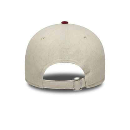 New Era 9FORTY Cap Leinen beige