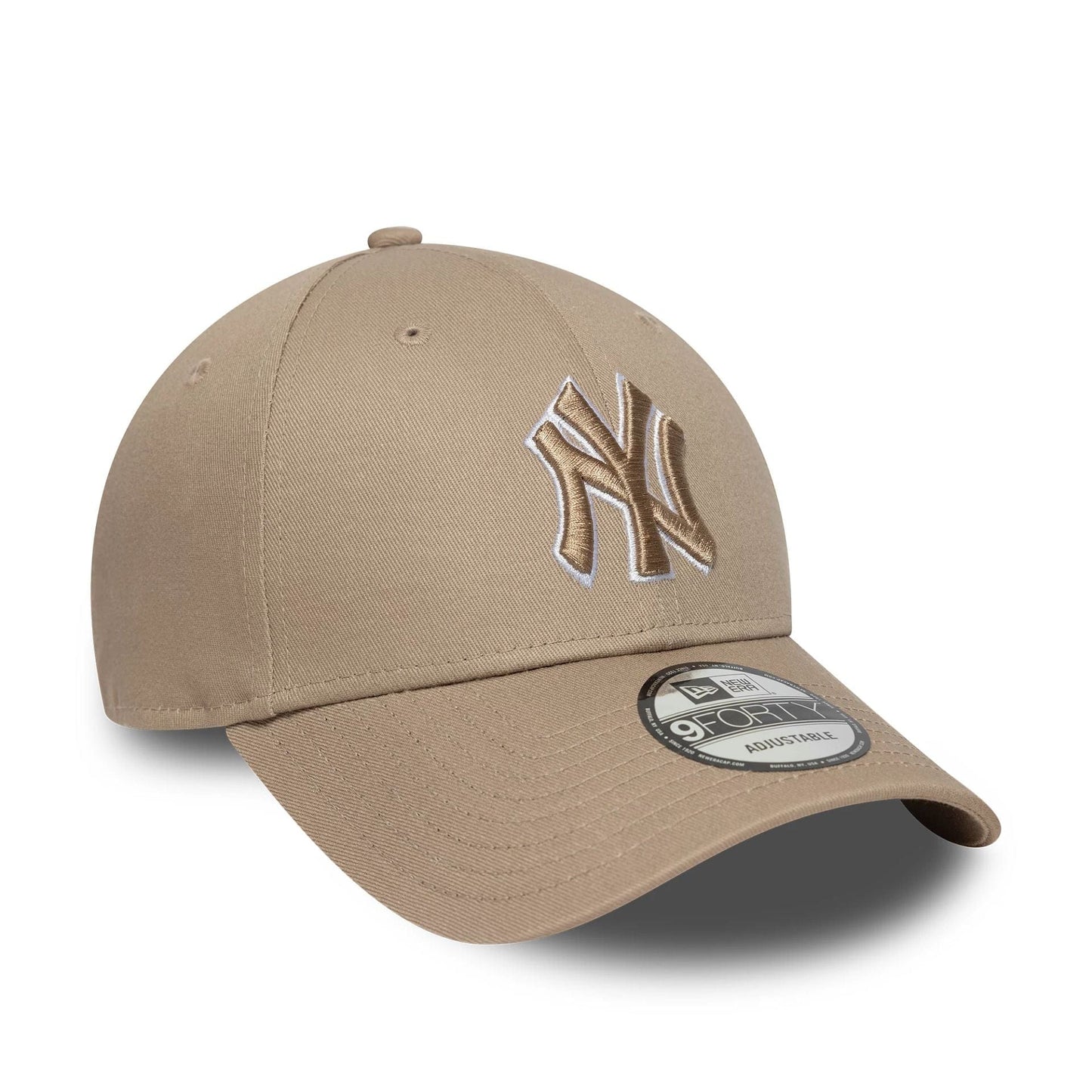 New Era 9FORTY Cap New York Yankees Outline light brown