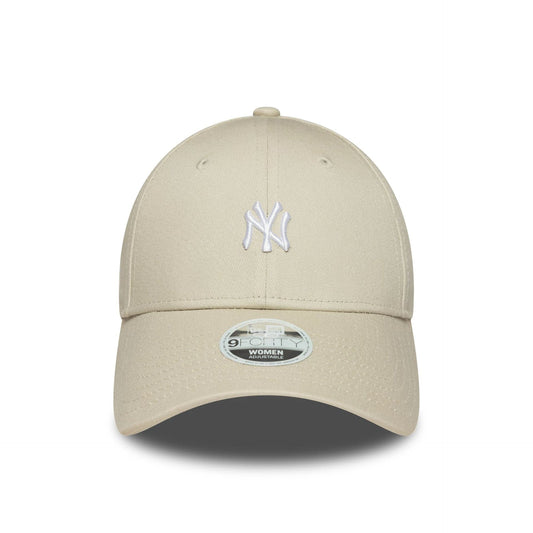 New Era 9FORTY Cap Women New York Yankees MLB Mini Logo beige