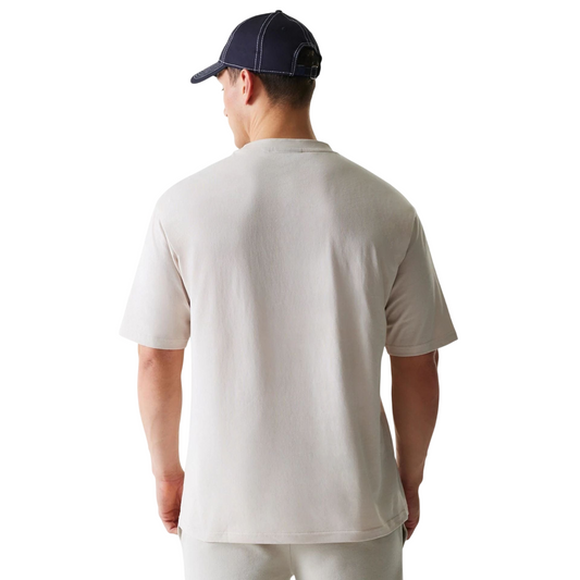 New Era Herren T-Shirt MLB League Essential Oversized New York Yankees beige