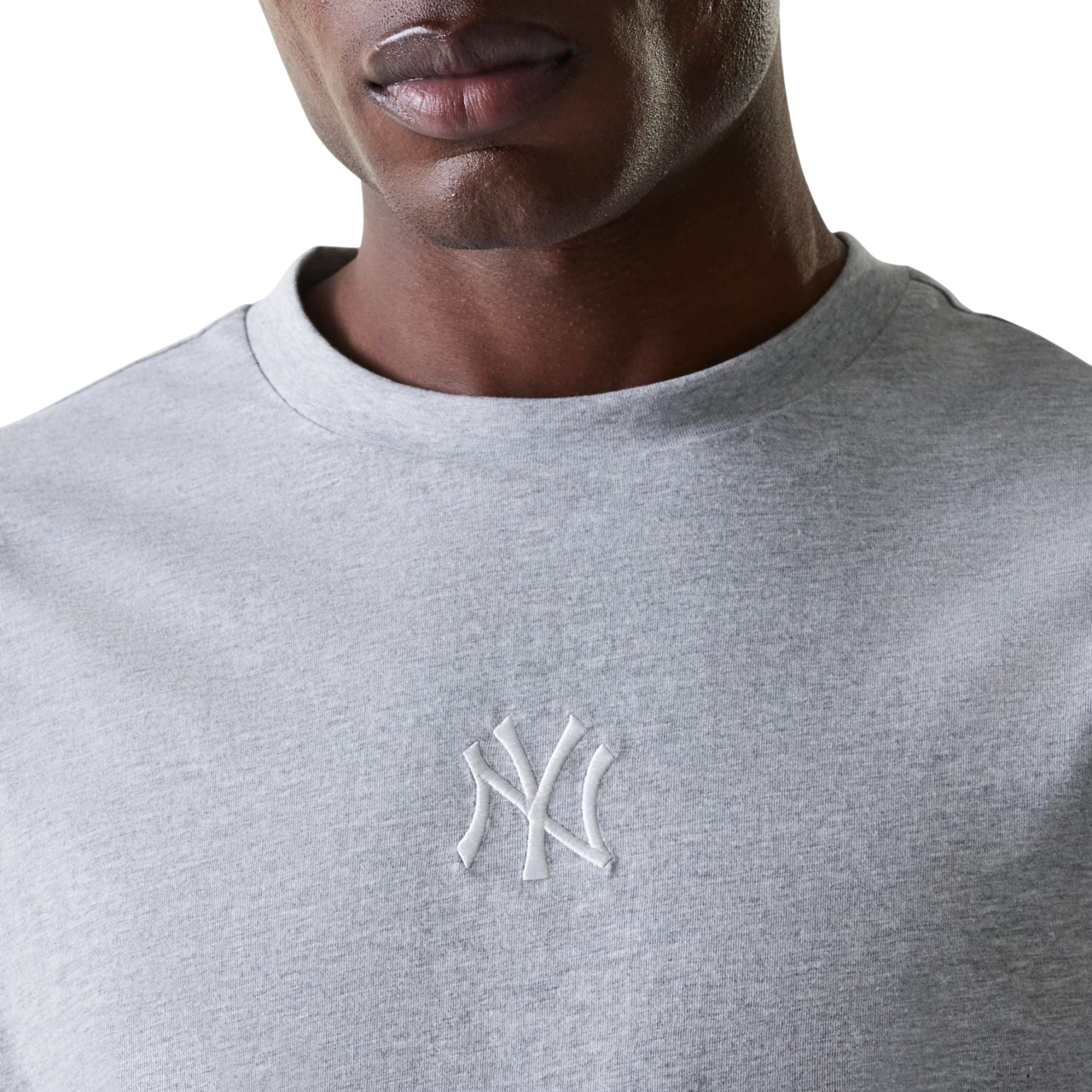 New Era Herren T-Shirt MLB League Essential Oversized New York Yankees grey