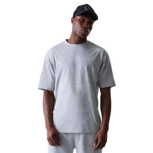 New Era Herren T-Shirt MLB League Essential Oversized New York Yankees grey
