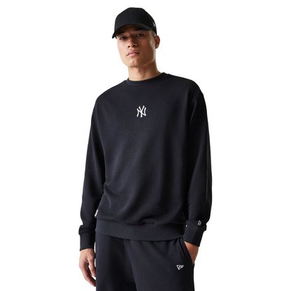 New Era Herren Sweatshirt MLB League Essential French Terry New York Yankees black
