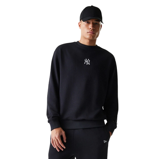 New Era Herren Sweatshirt MLB League Essential French Terry New York Yankees black
