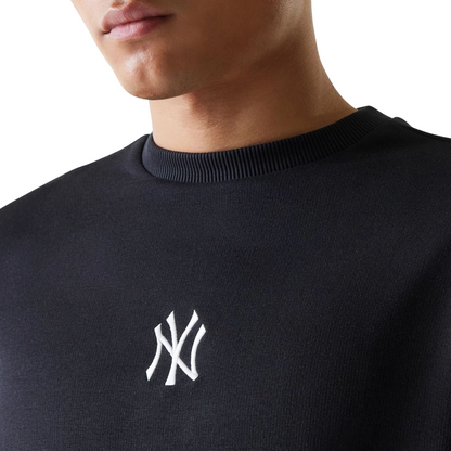 New Era Herren Sweatshirt MLB League Essential French Terry New York Yankees black