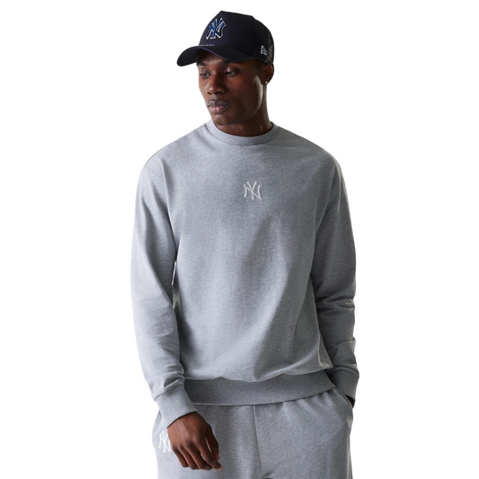 New Era Herren Sweatshirt MLB League Essential French Terry New York Yankees grey