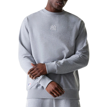 New Era Herren Sweatshirt MLB League Essential French Terry New York Yankees grey