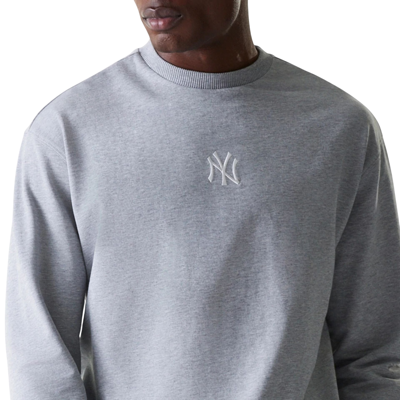 New Era Herren Sweatshirt MLB League Essential French Terry New York Yankees grey