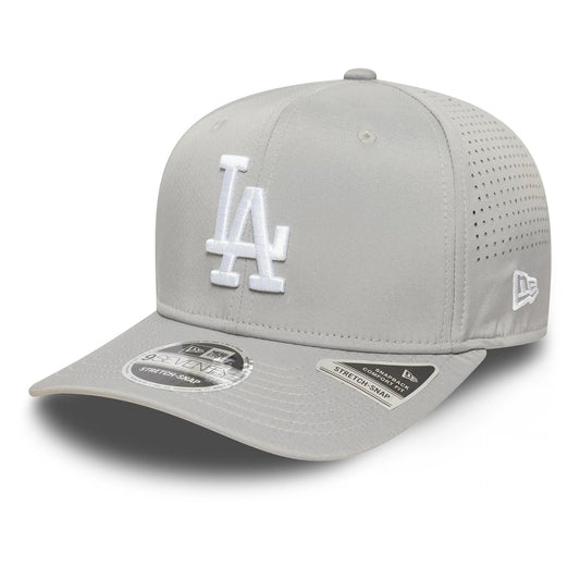 New Era 9SEVENTY Stretch Snap Cap LA Dodgers MLB Perforated grey
