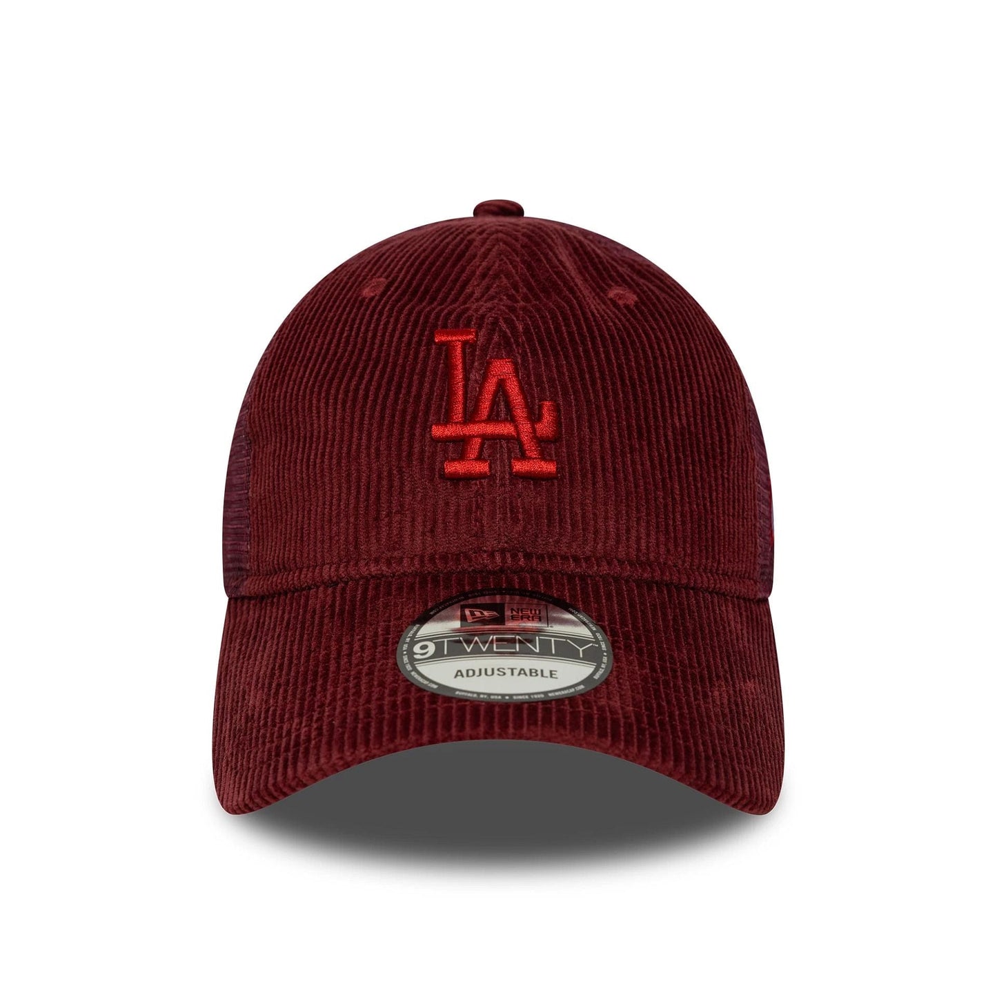 New Era 9TWENTY Cap LA Dodgers MLB Cord dark red