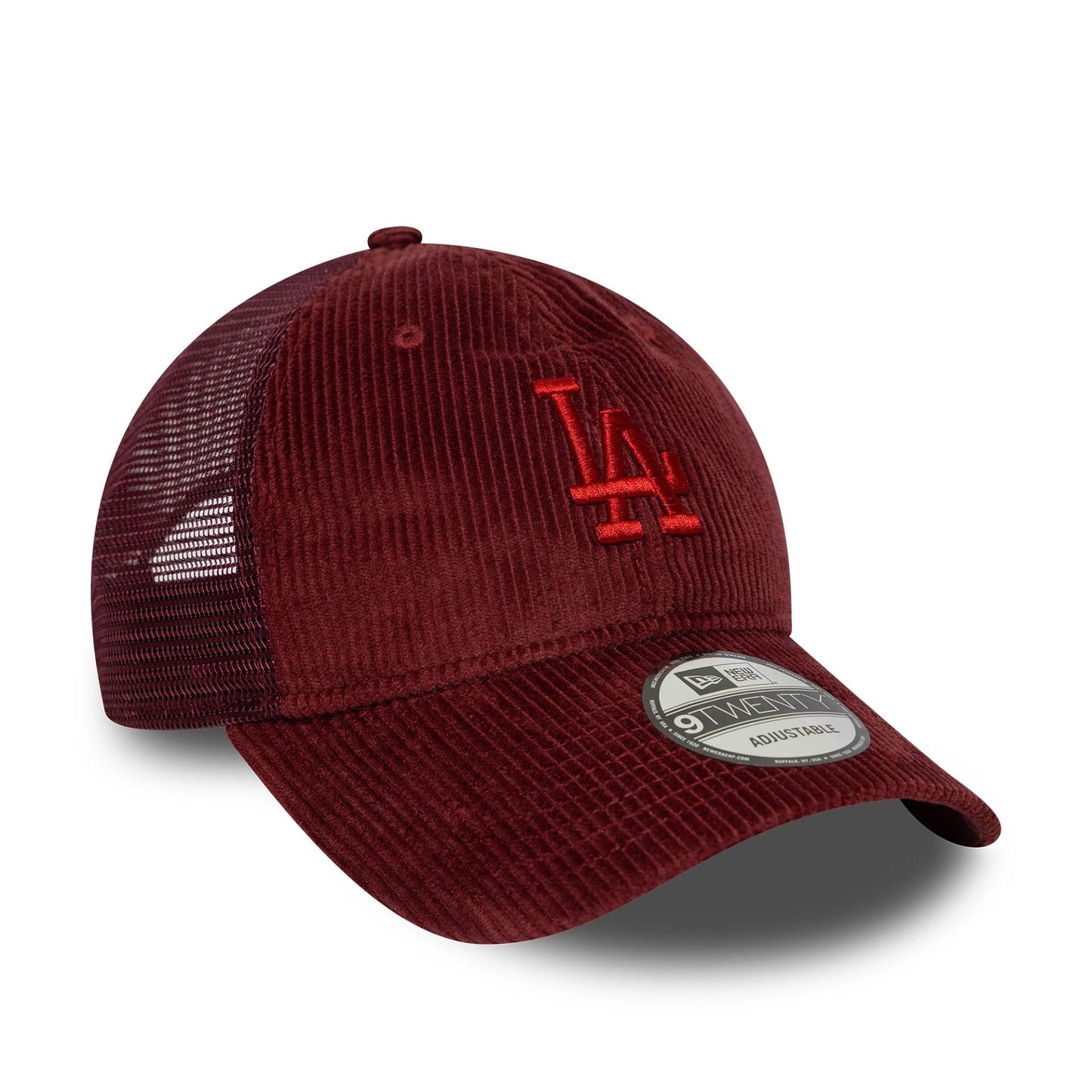 New Era 9TWENTY Cap LA Dodgers MLB Cord dark red