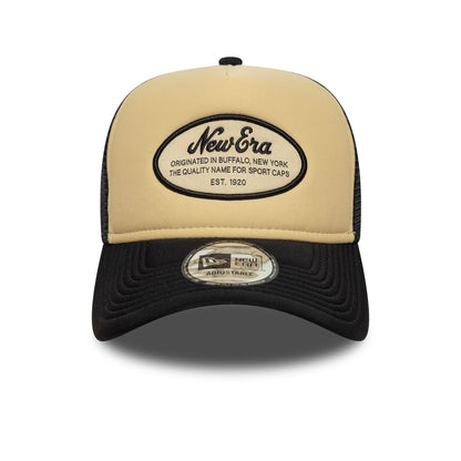 New Era 9FORTY E-Frame Trucker Cap Oval Patch black