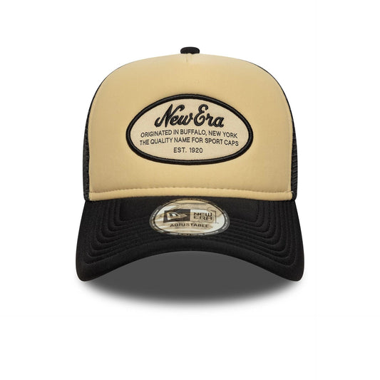 New Era 9FORTY E-Frame Trucker Cap Oval Patch black