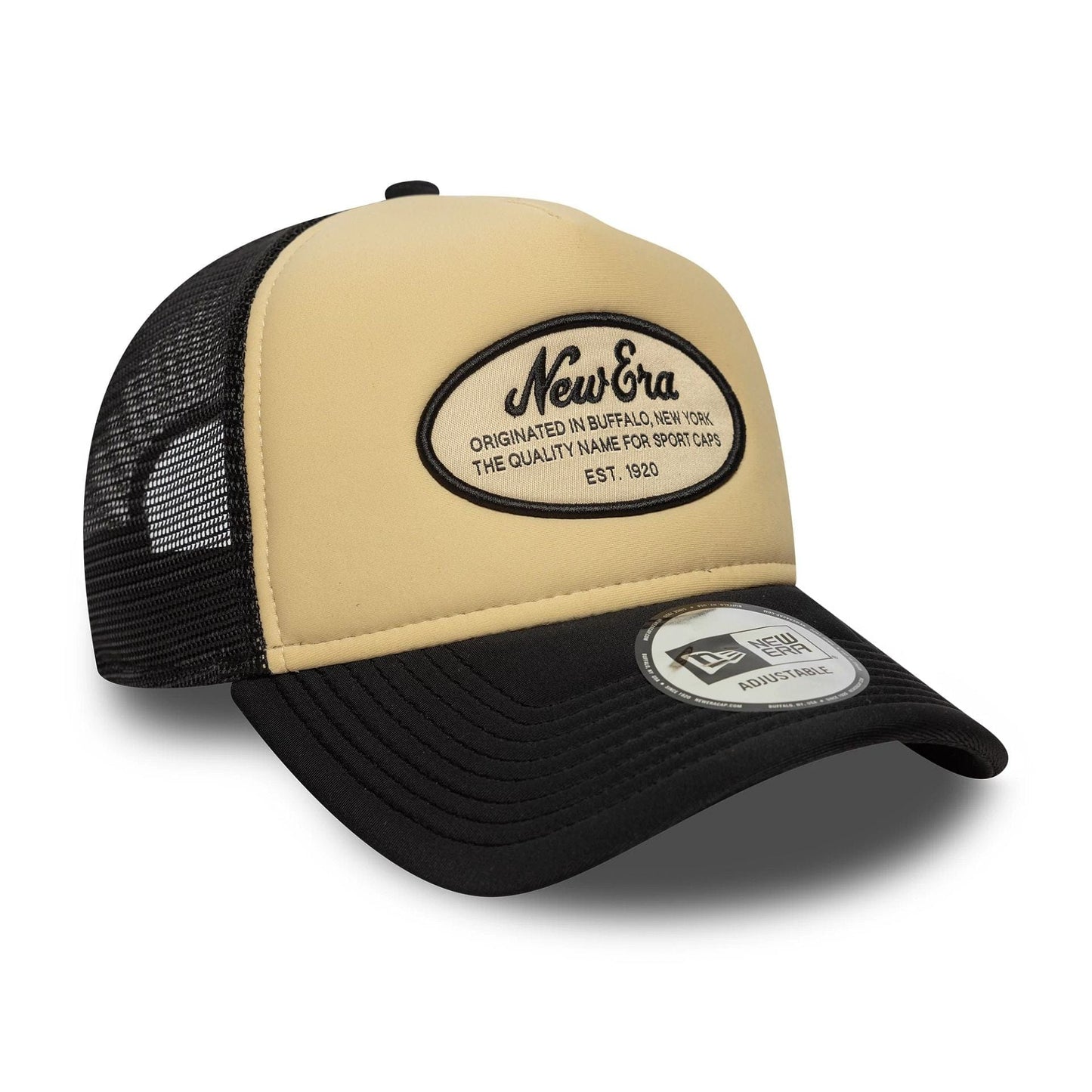 New Era 9FORTY E-Frame Trucker Cap Oval Patch black