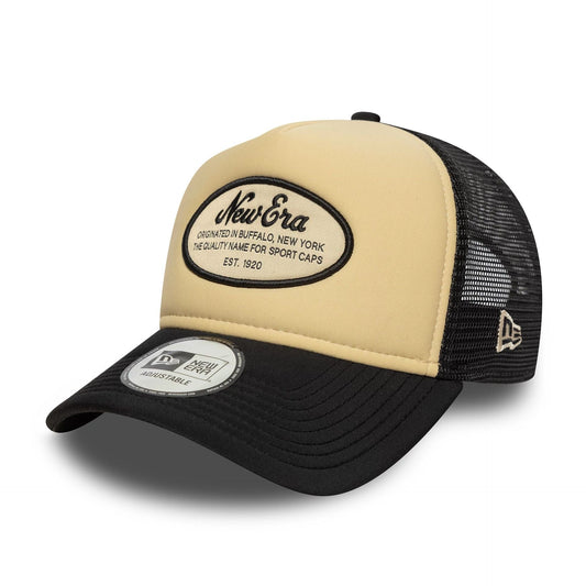 New Era 9FORTY E-Frame Trucker Cap Oval Patch black
