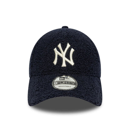 New Era 9FORTY Women Cap New York Yankees Sherpa Borg navy