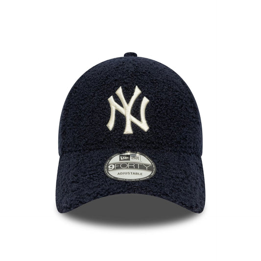 New Era 9FORTY Women Cap New York Yankees Sherpa Borg navy