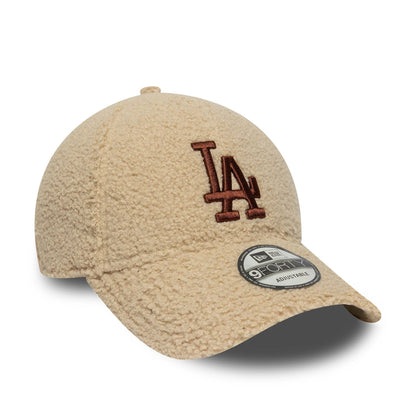 New Era 9FORTY Women Cap LA Dodgers Sherpa Borg beige