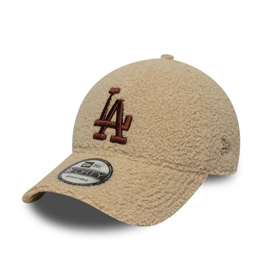 New Era 9FORTY Women Cap LA Dodgers Sherpa Borg beige