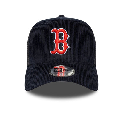 New Era 9FORTY A-Frame Trucker Cap Boston Red Sox MLB Cord navy