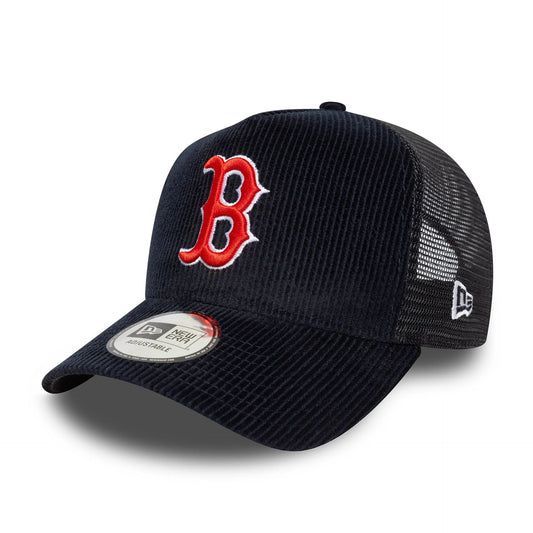 New Era 9FORTY A-Frame Trucker Cap Boston Red Sox MLB Cord navy