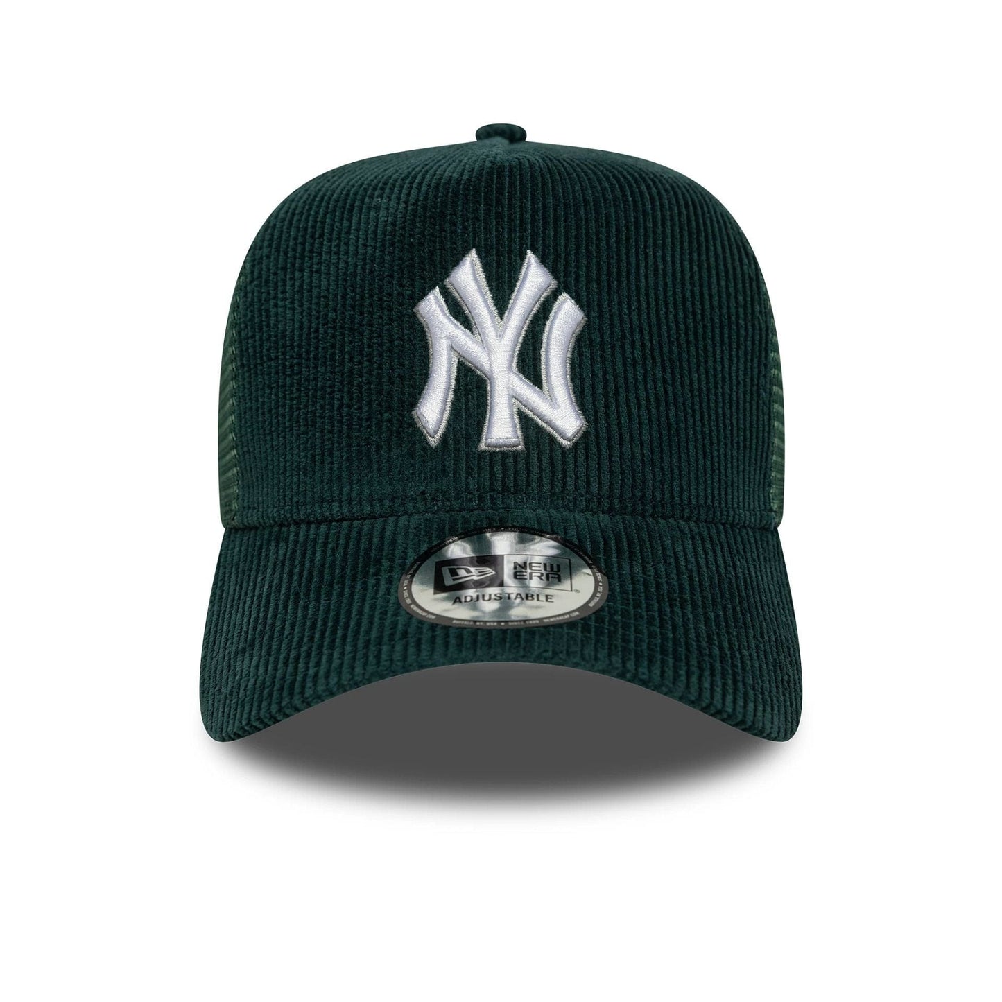 New Era 9FORTY A-Frame Trucker Cap New York Yankees MLB Cord dark green