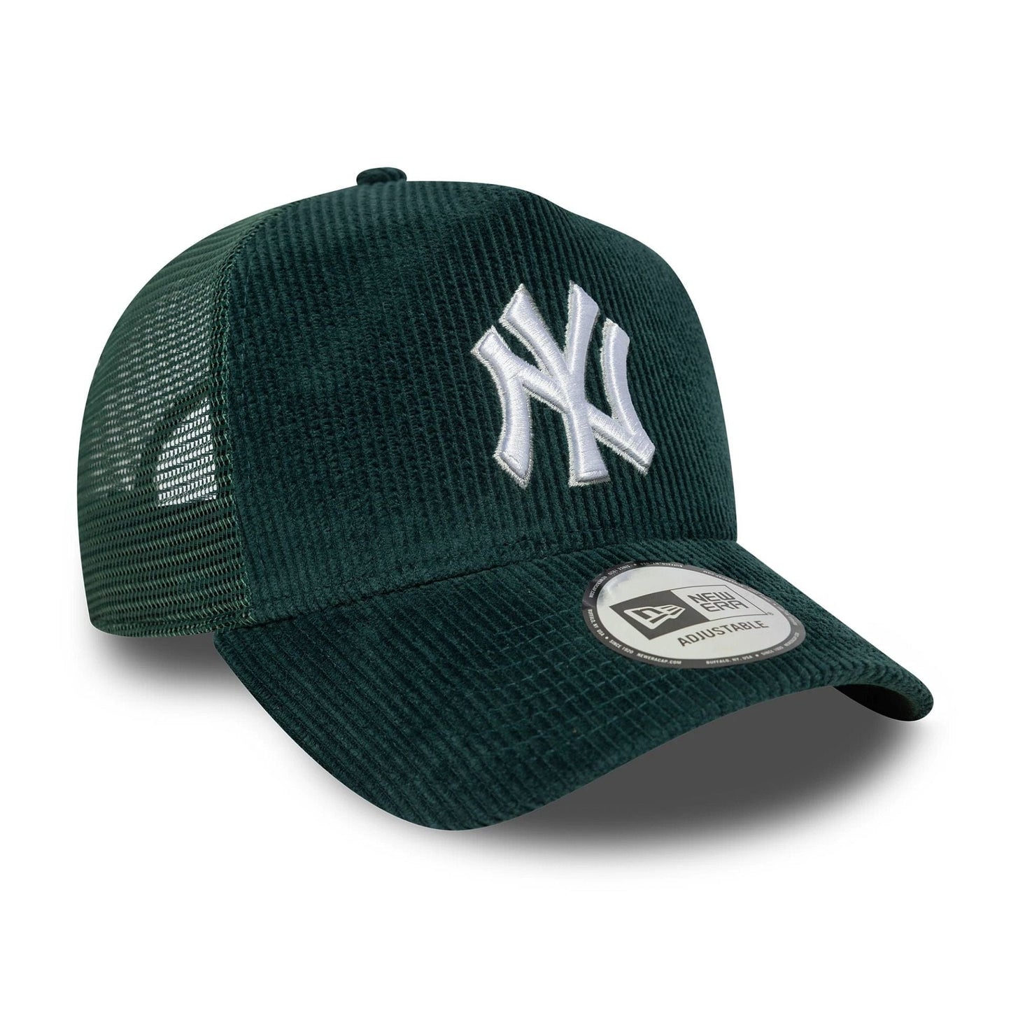 New Era 9FORTY A-Frame Trucker Cap New York Yankees MLB Cord dark green