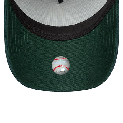 New Era 9FORTY A-Frame Trucker Cap New York Yankees MLB Cord dark green