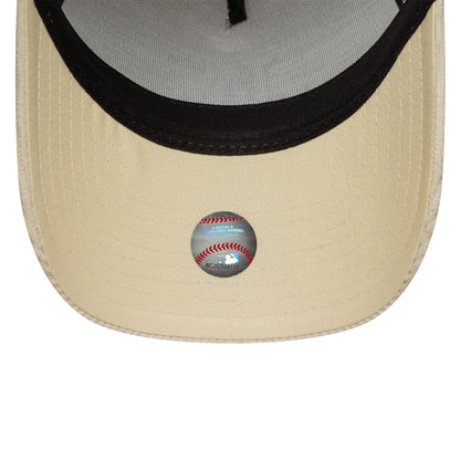 New Era 9FORTY A-Frame Trucker Cap LA Dodgers MLB Cord beige
