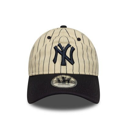 New Era 9TWENTY Cap New York Yankees Pinstripe navy/beige