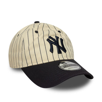 New Era 9TWENTY Cap New York Yankees Pinstripe navy/beige
