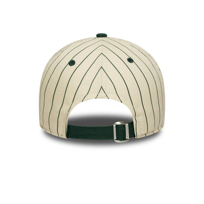 New Era 9TWENTY Cap Oakland Athletics Pinestripe green/beige