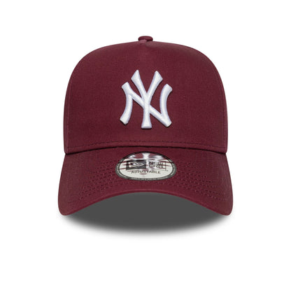 New Era 9FORTY E-Frame Cap New York Yankees MLB League Essential dark red