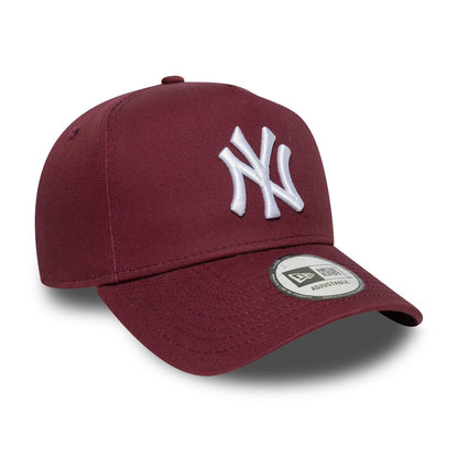 New Era 9FORTY E-Frame Cap New York Yankees MLB League Essential dark red