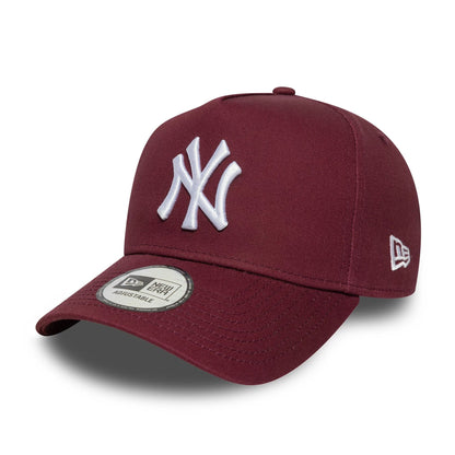 New Era 9FORTY E-Frame Cap New York Yankees MLB League Essential dark red