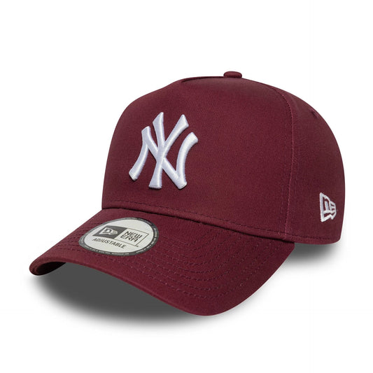 New Era 9FORTY E-Frame Cap New York Yankees MLB League Essential dark red