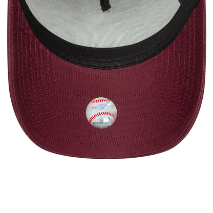 New Era 9FORTY E-Frame Cap New York Yankees MLB League Essential dark red