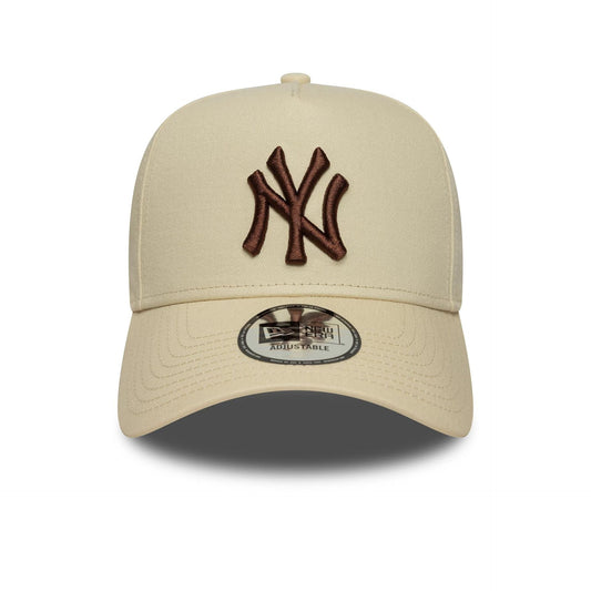 New Era 9FORTY E-Frame Cap New York Yankees MLB League Essential beige