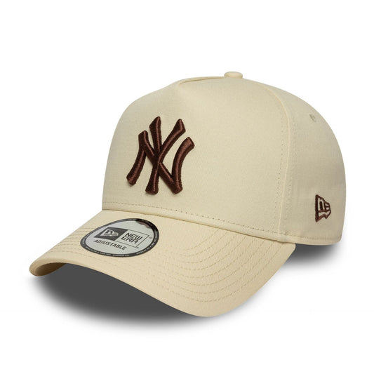 New Era 9FORTY E-Frame Cap New York Yankees MLB League Essential beige