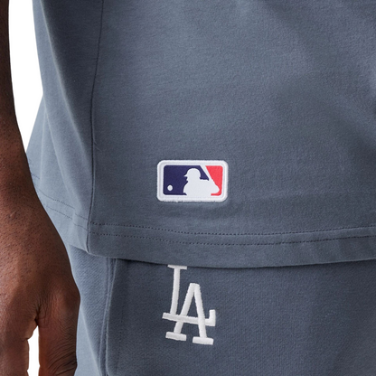 New Era Herren T-Shirt MLB League Essential Oversized LA Dodgers grey