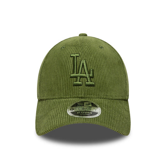 New Era 9FORTY M-Crown Cap Los Angeles Dodgers MLB Cord dark green