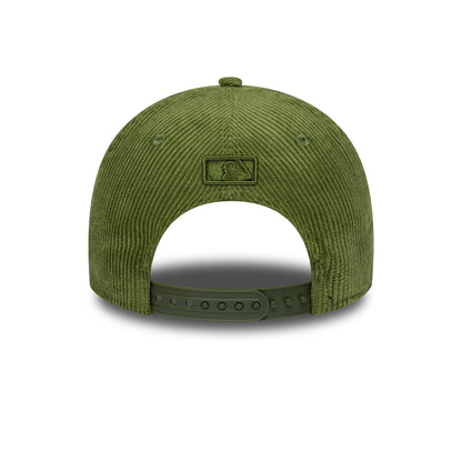 New Era 9FORTY M-Crown Cap Los Angeles Dodgers MLB Cord dark green