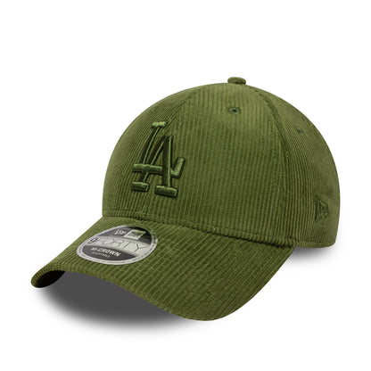 New Era 9FORTY M-Crown Cap Los Angeles Dodgers MLB Cord dark green