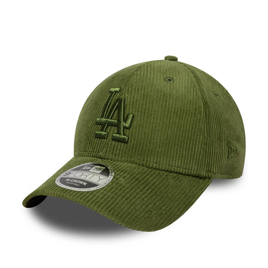 New Era 9FORTY M-Crown Cap Los Angeles Dodgers MLB Cord dark green