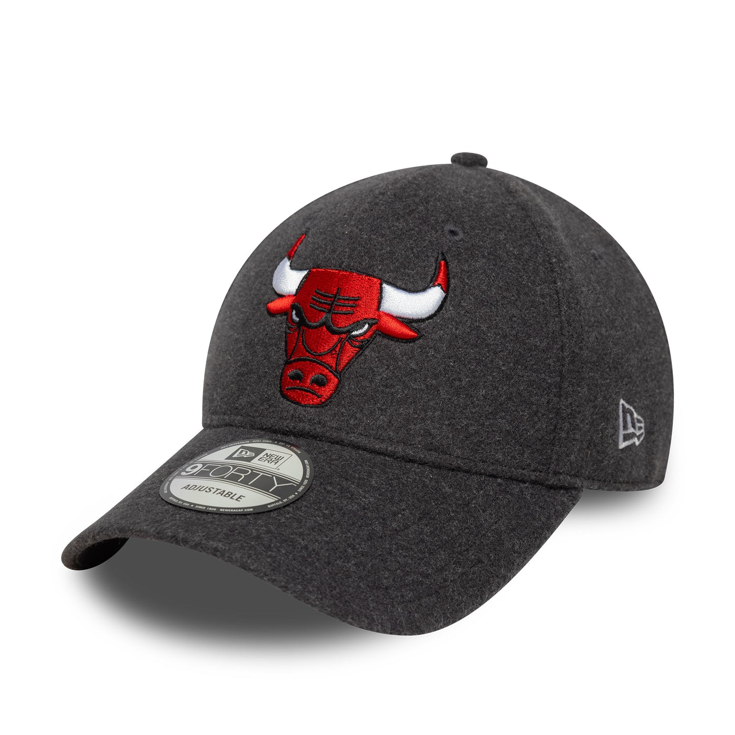 New Era 9FORTY Cap Chicago Bulls NBA Melton Wool grey
