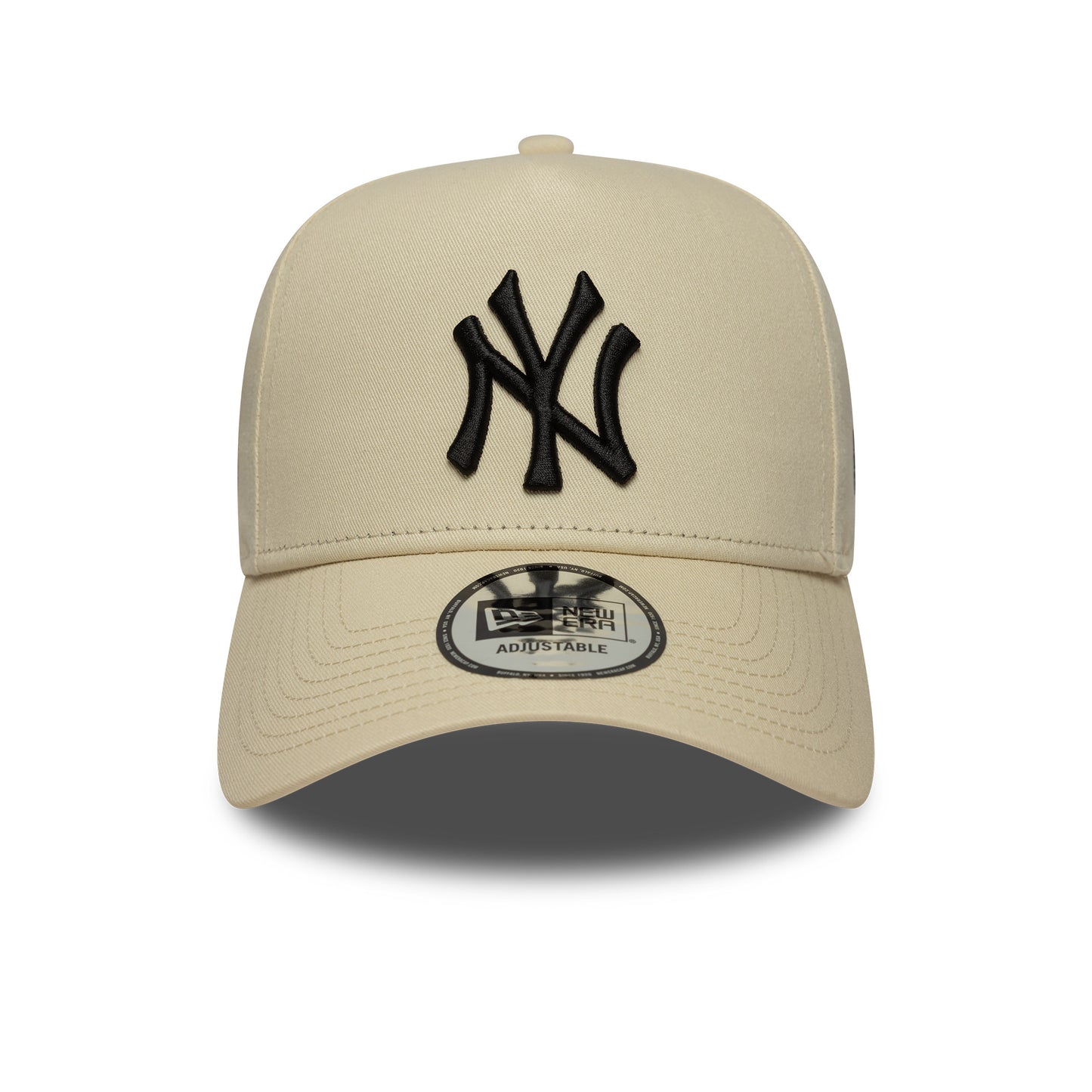 New Era 9FORTY E-Frame Cap New York Yankees MLB Sidepatch beige