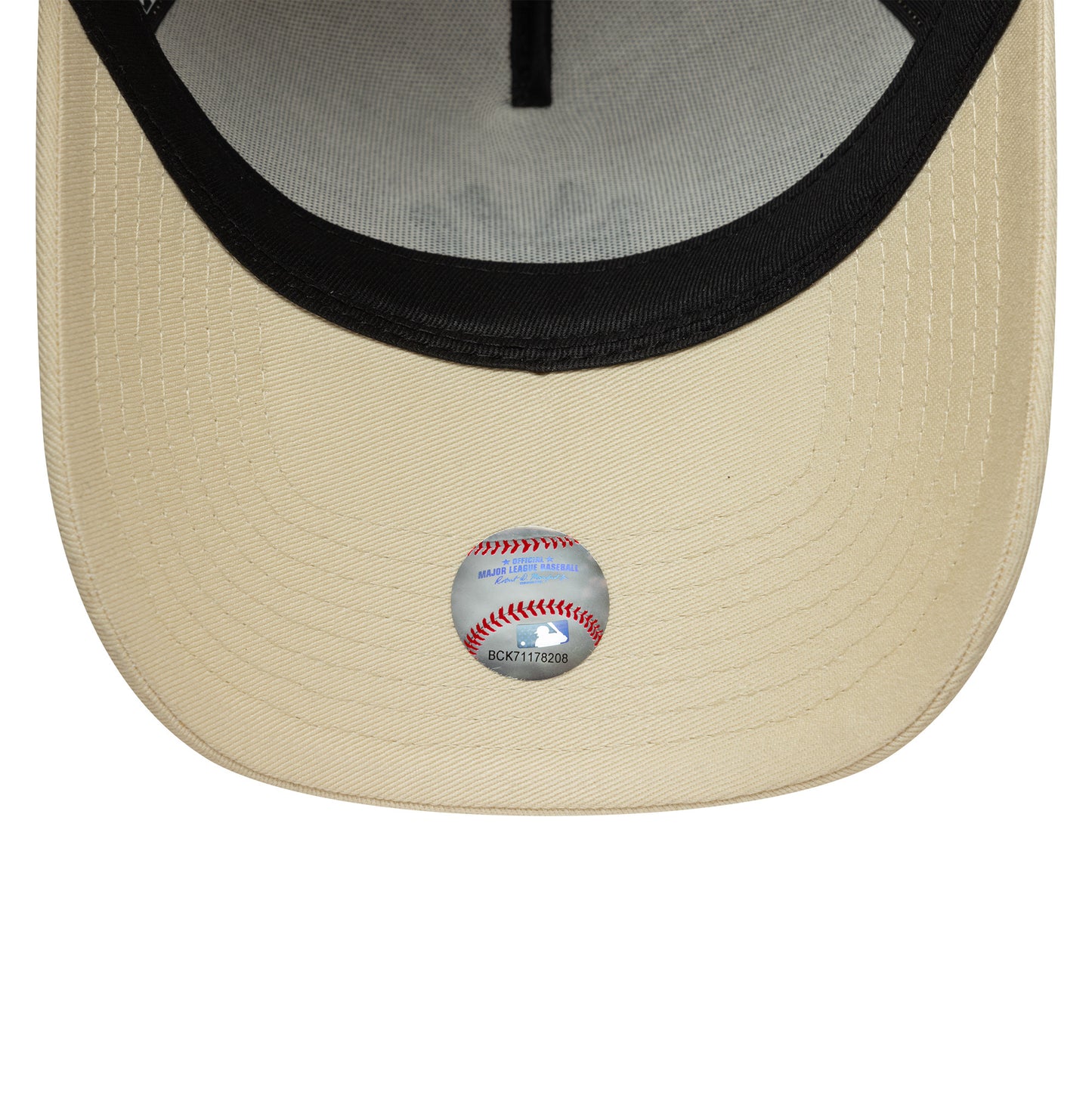 New Era 9FORTY E-Frame Cap New York Yankees MLB Sidepatch beige