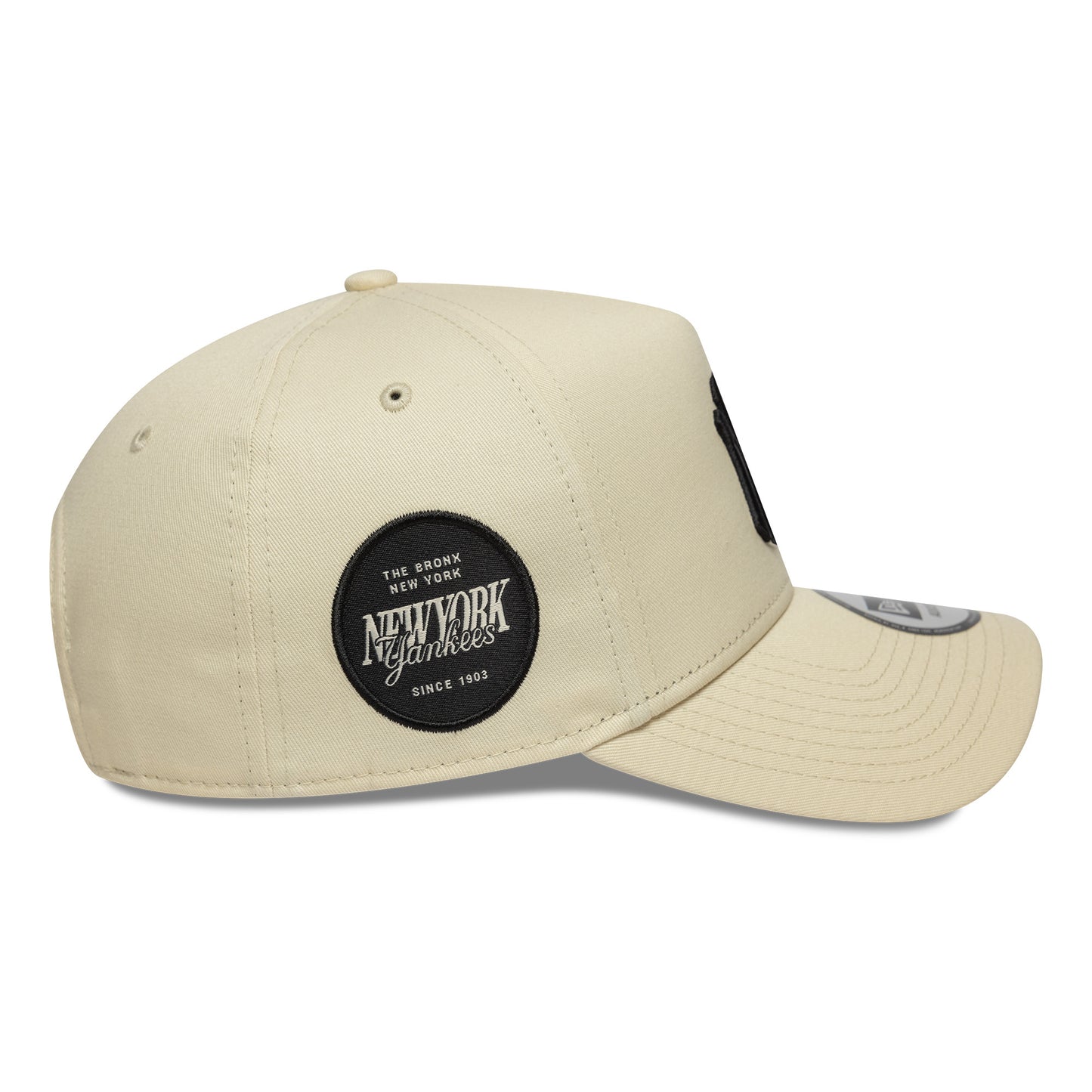 New Era 9FORTY E-Frame Cap New York Yankees MLB Sidepatch beige