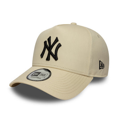 New Era 9FORTY E-Frame Cap New York Yankees MLB Sidepatch beige